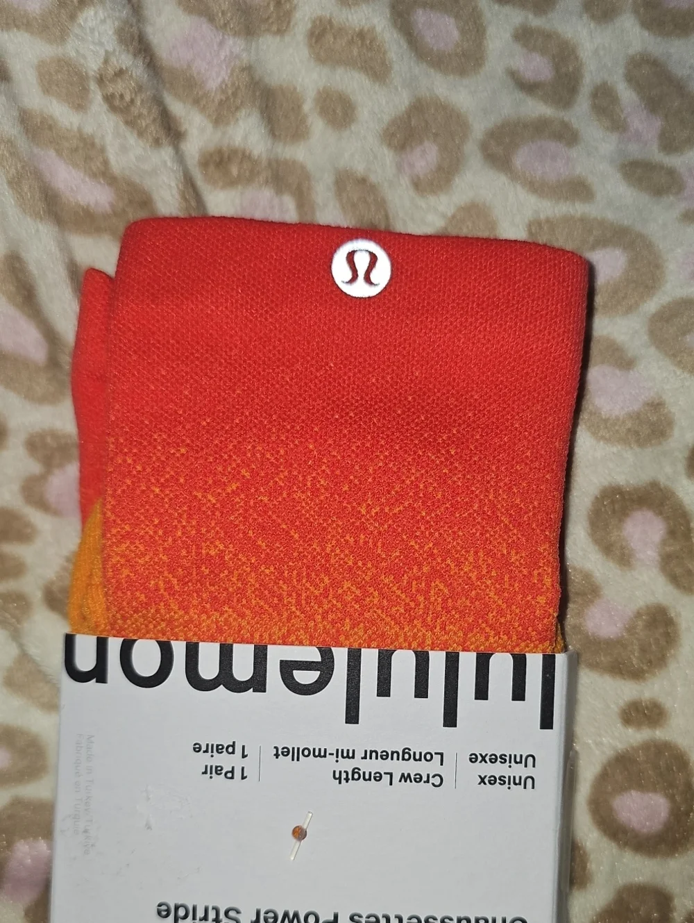 Lululemon Power Stride Socks! Nwts Sz Medium!! Gorgeous Colors!